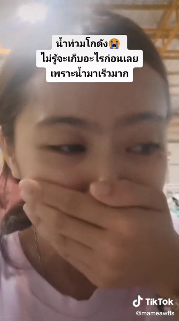 โกดังน้ำท่วม