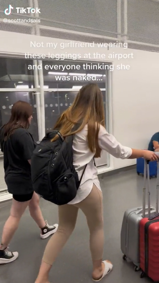 เลกกิ้งสีนู้ด