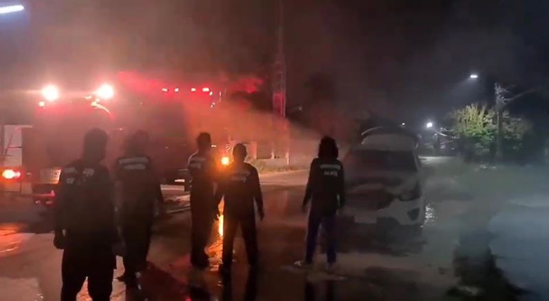 ไฟไหม้รถ