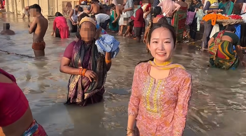 จุ่มตัวแม่น้ำคงคา