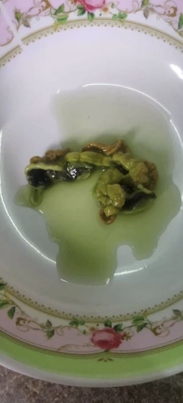 สิ่งแปลกปลอมในน้ำผลไม้