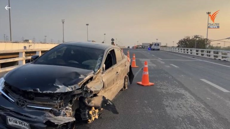 ขับรถชนตำรวจตาย