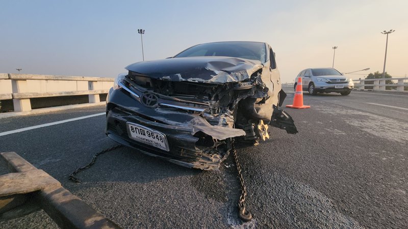 ขับรถชนตำรวจตาย