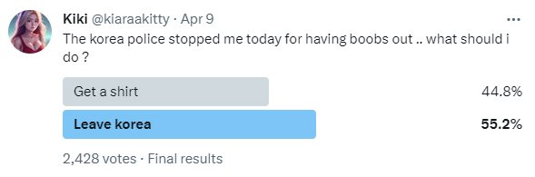 โชว์หน้าอกที่เกาหลี