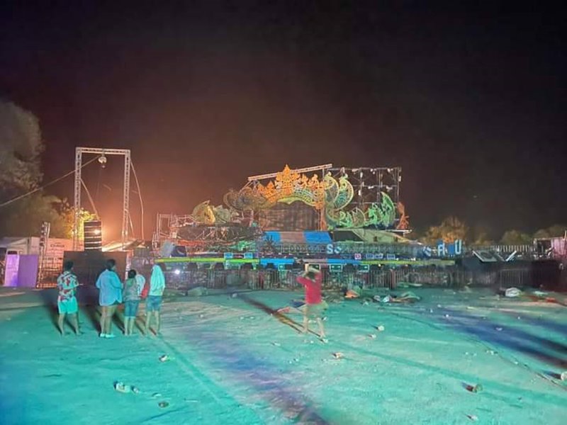 เวที ระเบียบ วาทะศิลป์ ถล่ม