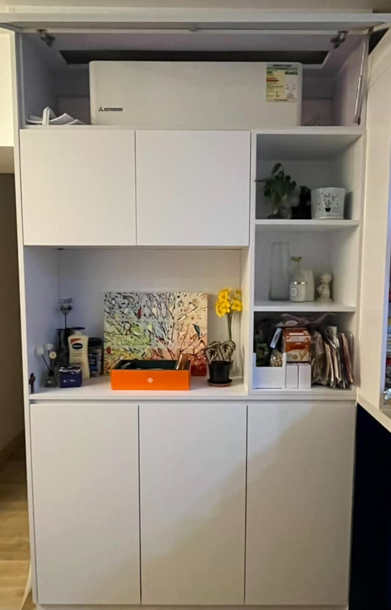 ติดแอร์บนตู้