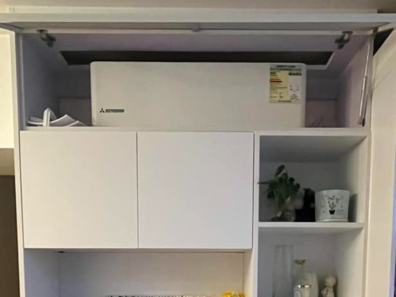 ติดแอร์บนตู้