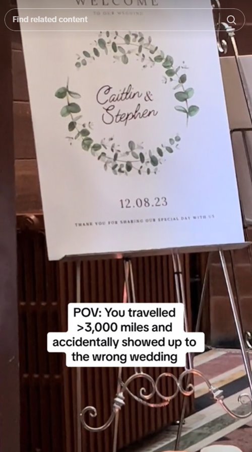 ไปงานแต่งผิดงาน