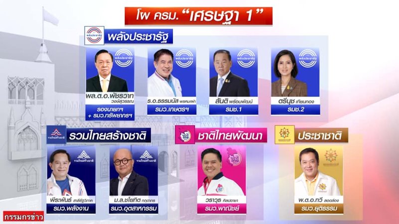 โผ ครม. เศรษฐา