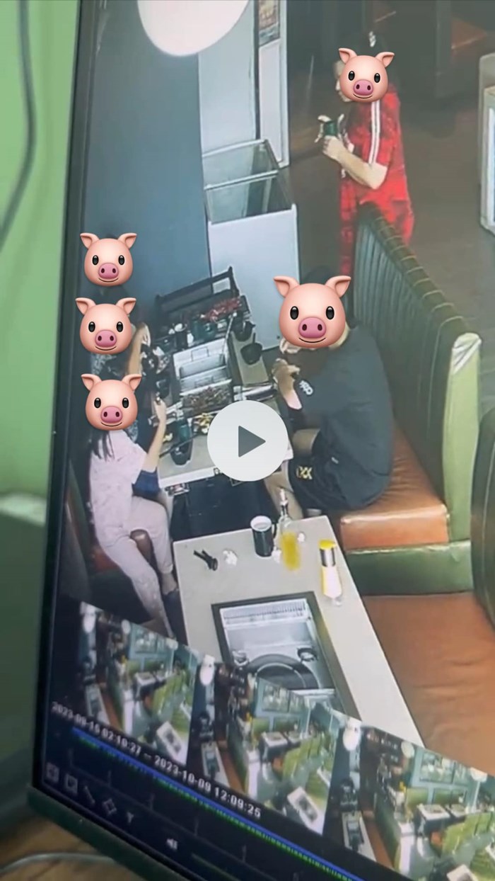 ขโมยเนื้อร้านบุฟเฟต์