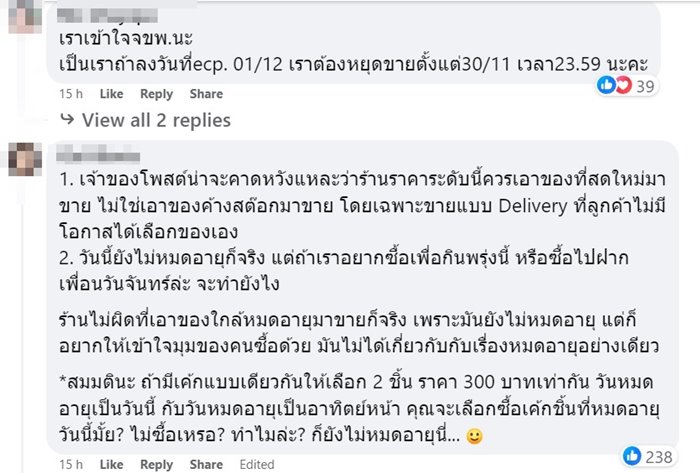 เค้กหมดอายุ