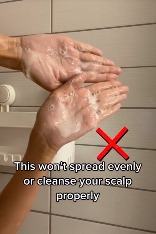 วิธีสระผมที่ถูกต้อง