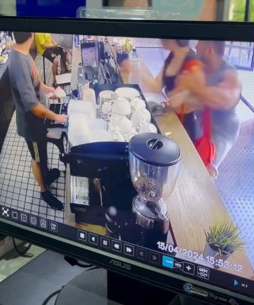 ชาวต่างชาติทำร้ายผู้หญิง