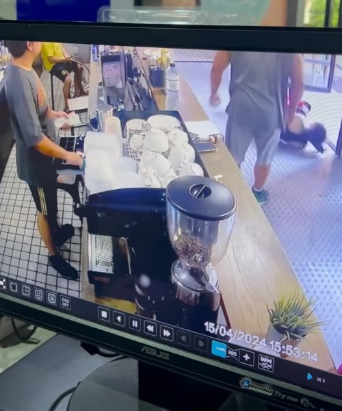 ชาวต่างชาติทำร้ายผู้หญิง