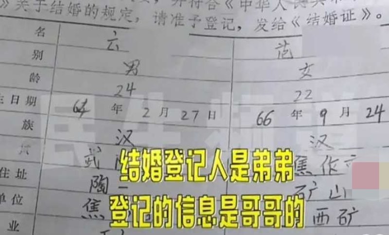 สามีจดทะเบียนสมรสกับน้องสะใภ้