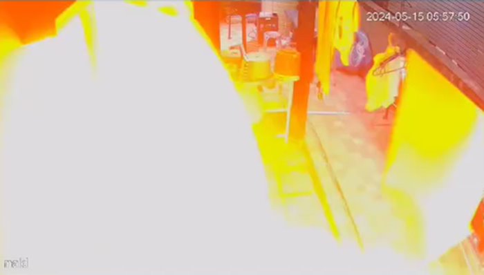 เตาแก๊สระเบิดใส่หน้า