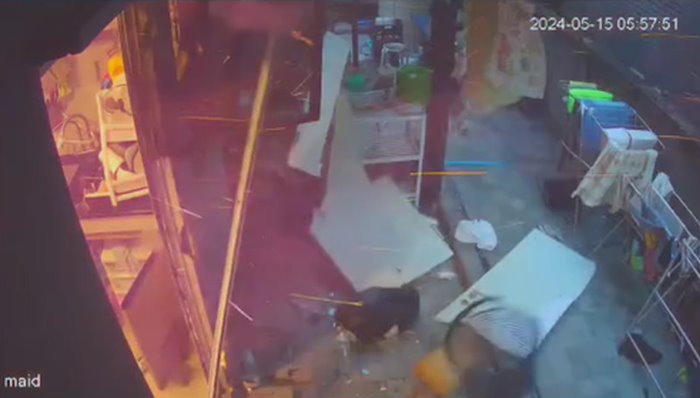 เตาแก๊สระเบิดใส่หน้า