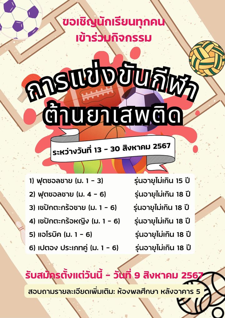 นักฟุตซอล โรงเรียนธาตุนารายณ์วิทยา