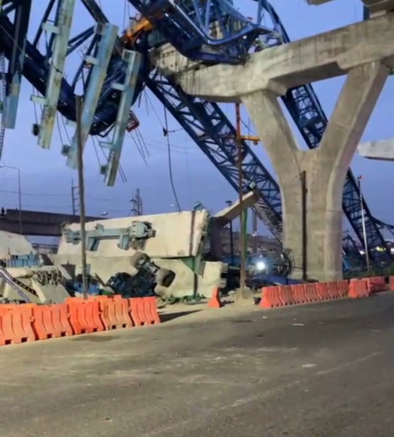 โครงสร้างสะพานถล่ม ถนนพระราม 2 ตาย 4 คาดสาเหตุเกิดจากอะไร