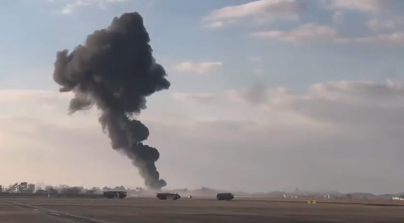 เจจูแอร์ สุวรรณภูมิ-มูอัน ไถลออกนอกรันเวย์ไฟไหม้ เสียชีวิต 28 ราย