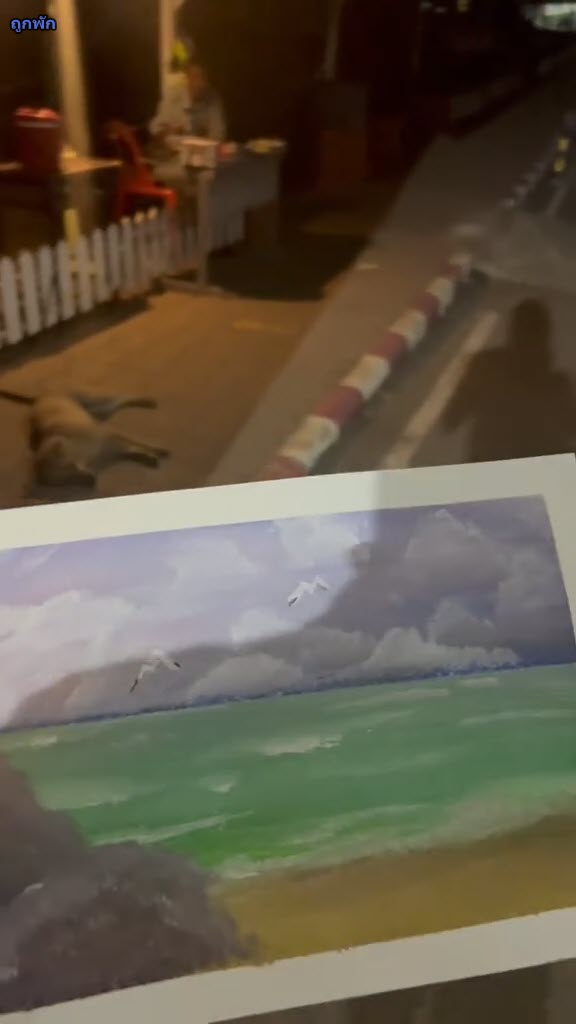 ลุงยามเฝ้าโรงเรียนโชว์สกิลศิลปะ วาดรูปสีน้ำแก้ง่วง เห็นผลงานถึงกับว้าว