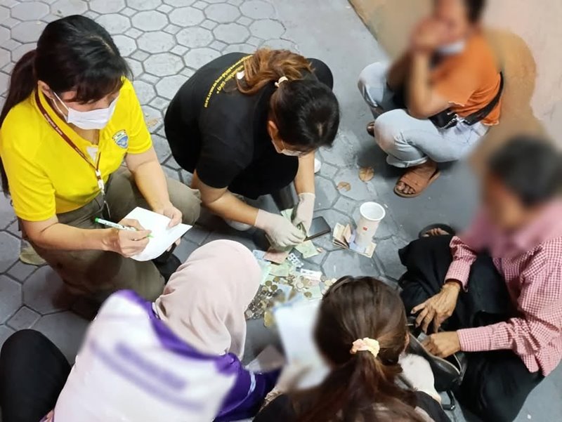 เปิดกระเป๋าขอทาน กทม. มีเงินเท่าไร