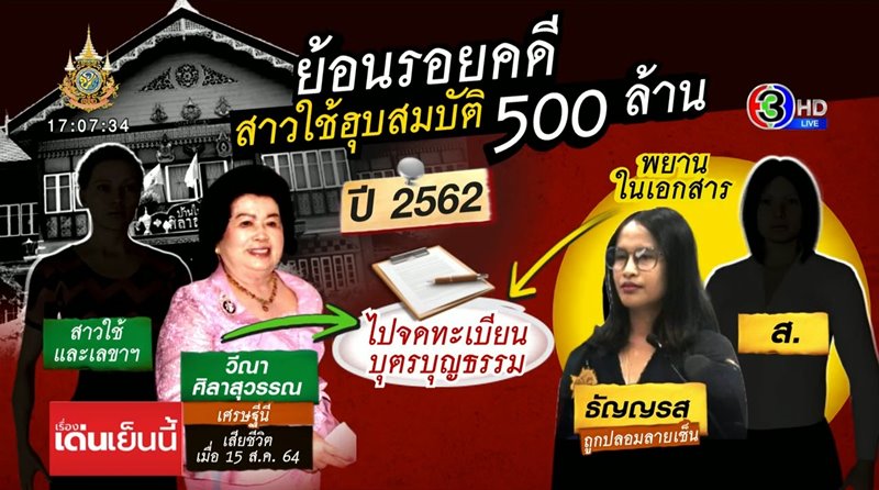 สรุป คดีฮุบสมบัติ ตระกูลศิลาสุวรรณ คนใช้คว้ามรดก 500 ล้าน ปลอมลายเซ็นหรือไม่