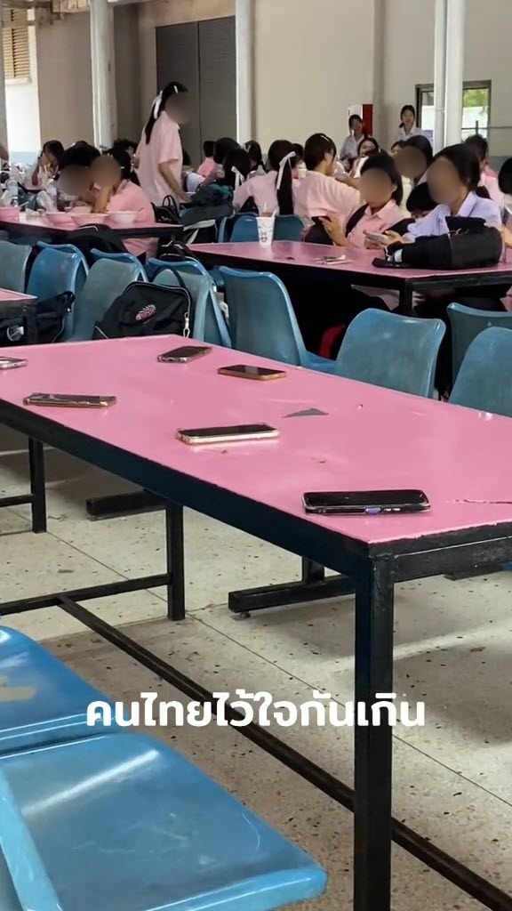 คนไทยไว้ใจกันเกิน จองโต๊ะกันแบบนี้เลย