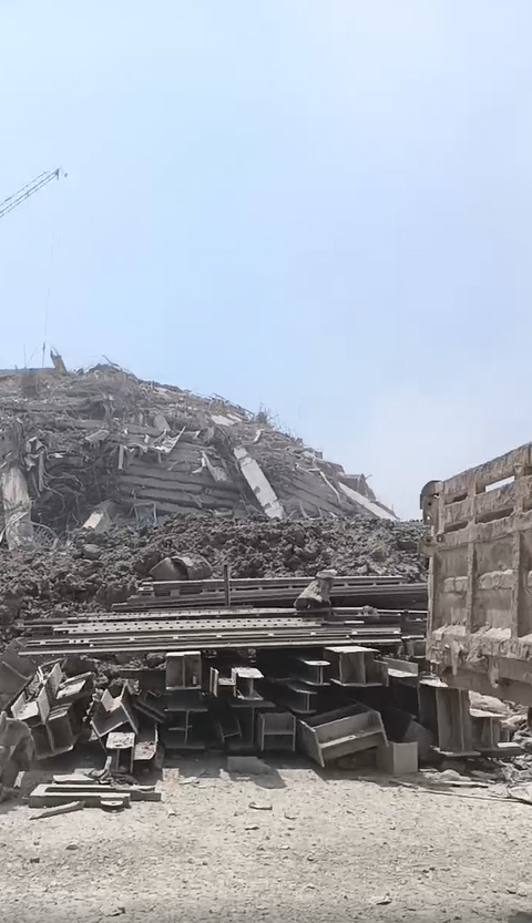 อาคาร สตง. ถล่มขณะก่อสร้าง หลังเกิดแผ่นดินไหว