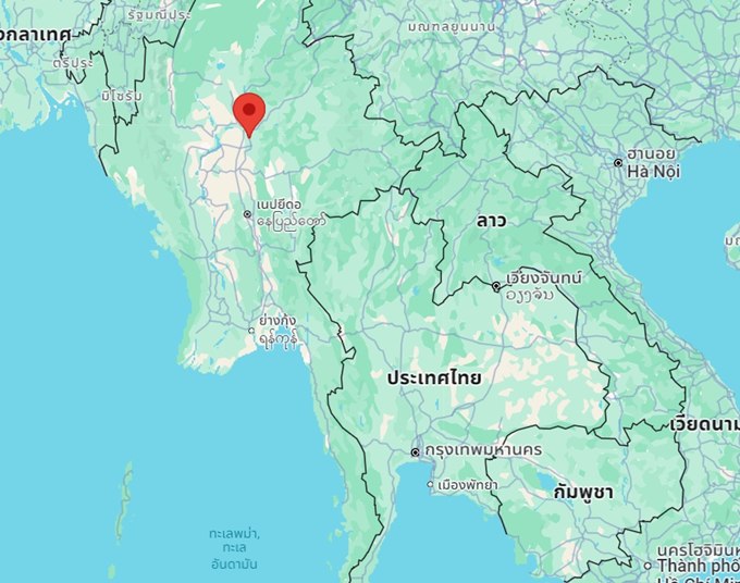 เปิดจุดศูนย์กลางแผ่นดินไหว 2 ครั้ง ขนาด 8.2 สั่นสะเทือนถึงกรุงเทพฯ 