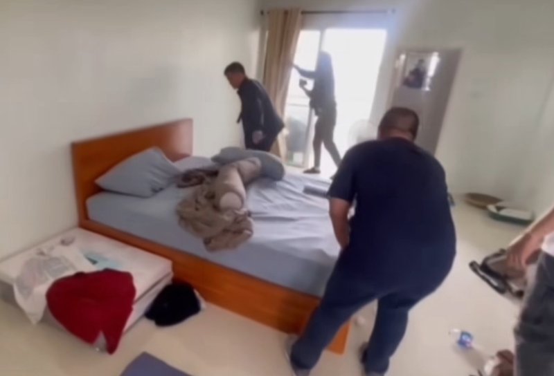 จับโจรนินจา ซ่อนใต้เตียงมีฟูกทับ สงสัยเข้าไปยังไงทั้งที่อยู่คนเดียว