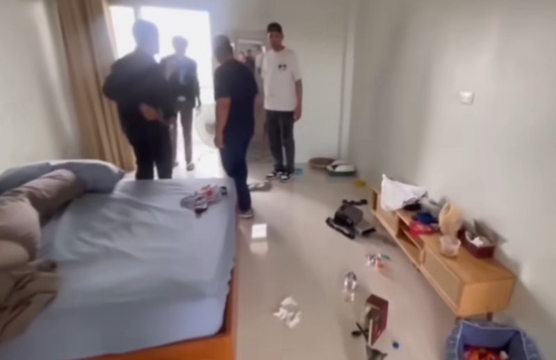 จับโจรนินจา ซ่อนใต้เตียงมีฟูกทับ สงสัยเข้าไปยังไงทั้งที่อยู่คนเดียว