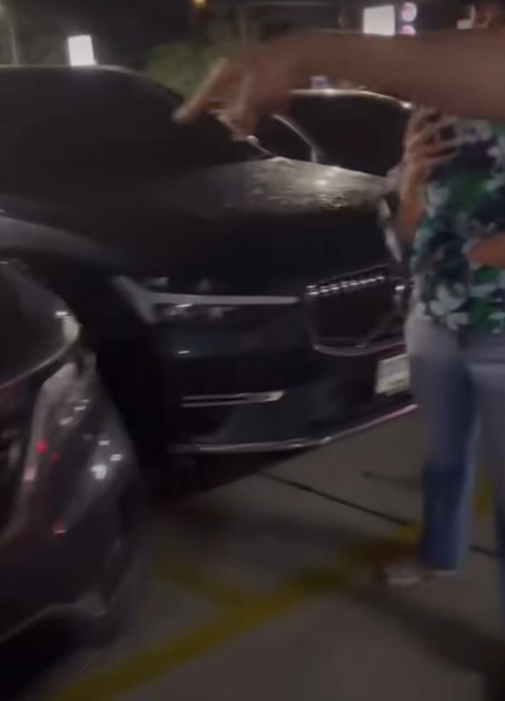 ดราม่า ลุงหัวร้อน จอดรถเบี้ยวเอง แต่โวยคนจอดตรงเส้น