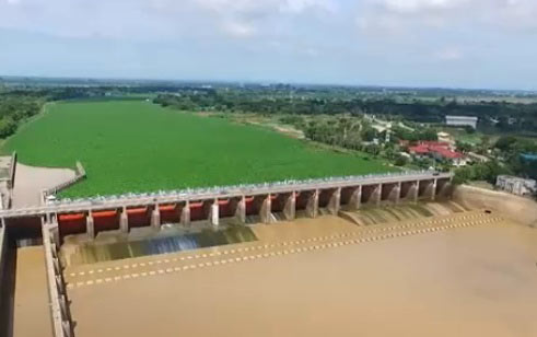 สุดรก ! สั่งกำจัดผักตบชวาลอยเต็มเขื่อนเจ้าพระยา กินพื้นที่ลากยาวกว่า 6 กิโลเมตร