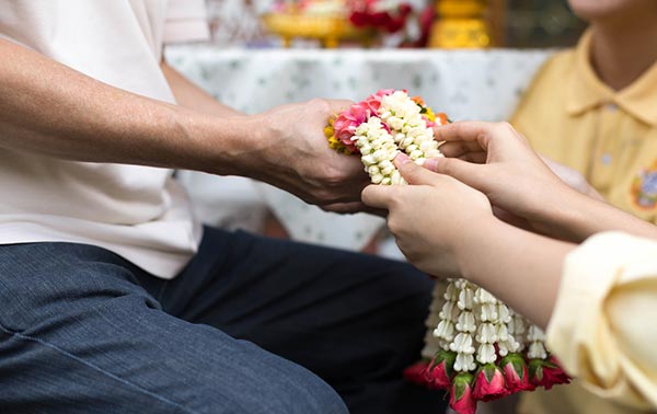 วิธีขอขมาพ่อแม่