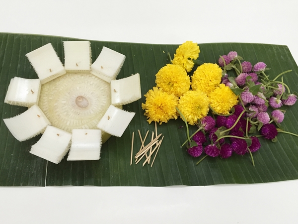 วิธีทำกระทง