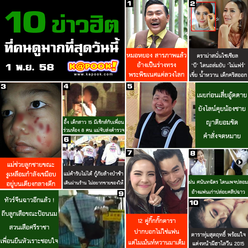 10 ข่าวฮิต