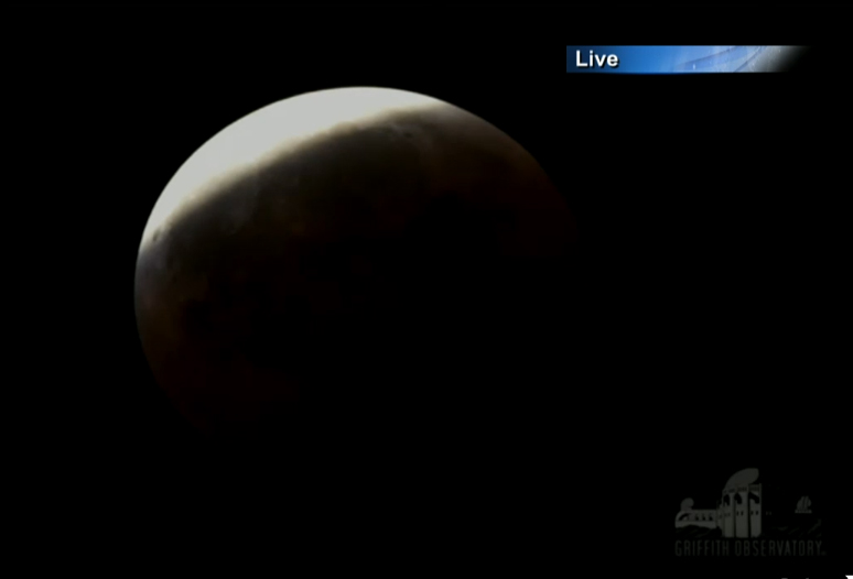 จันทรุปราคา 2557