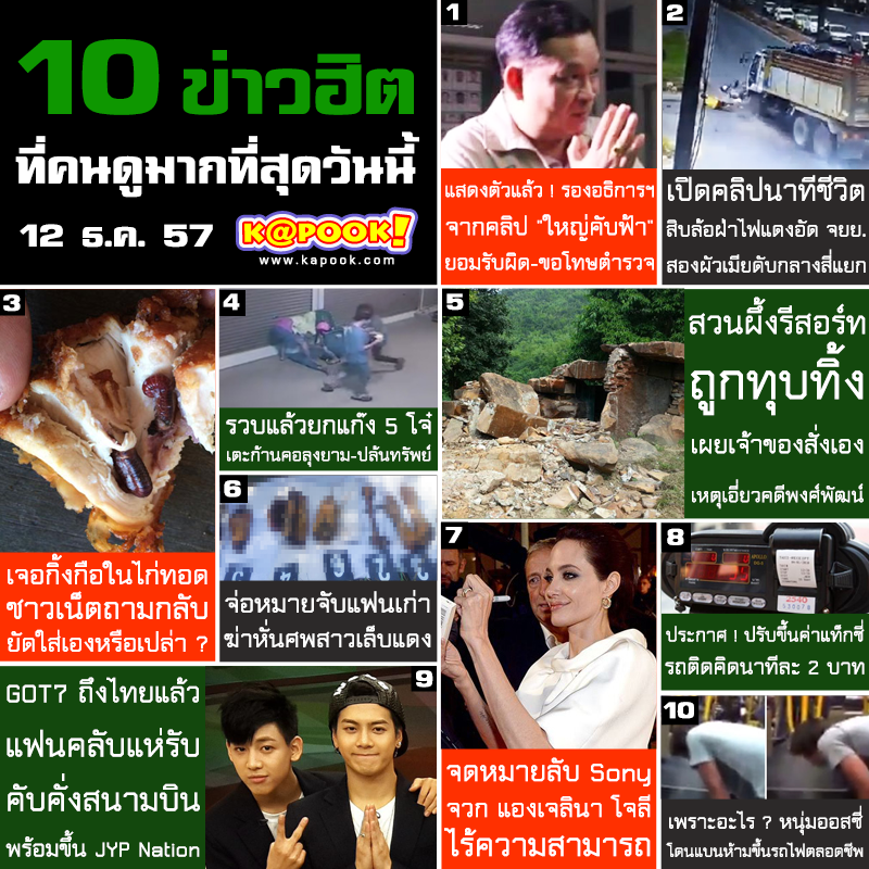 10 ข่าวฮิต