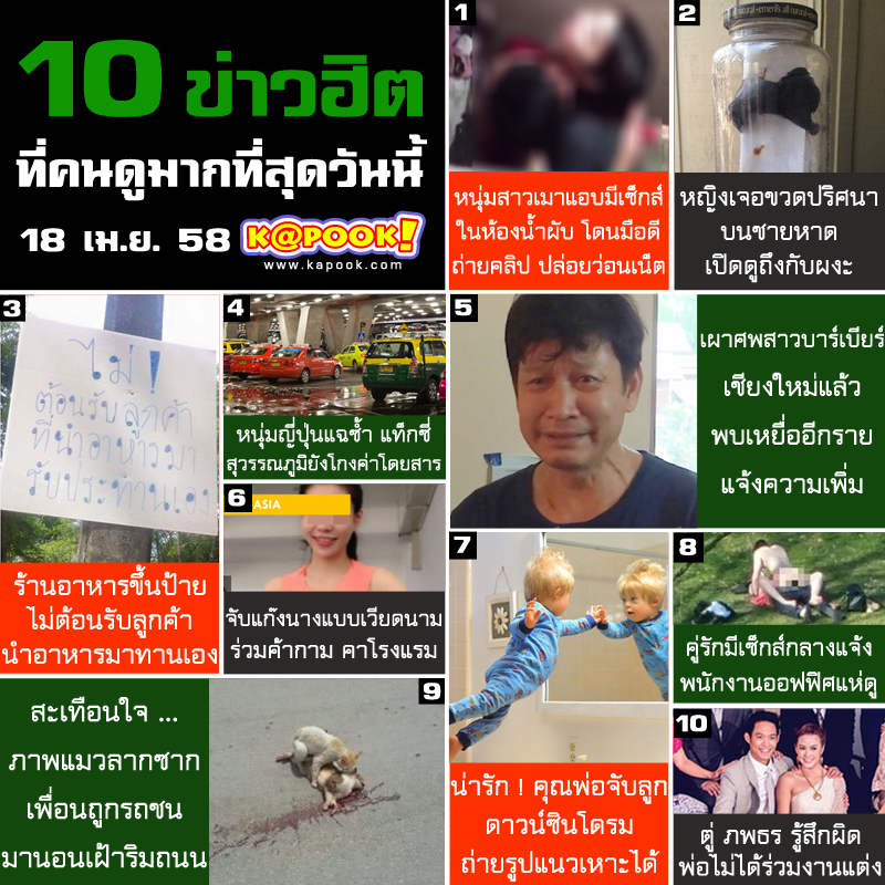 10 ข่าวฮิต