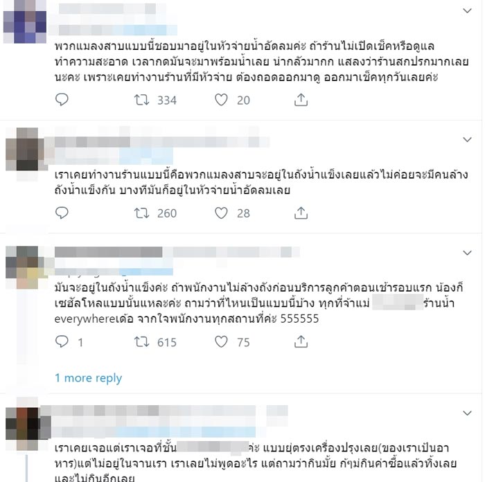 แมลงสาบในน้ำ