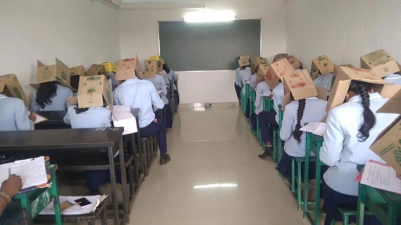 ป้องกันการลอกข้อสอบ