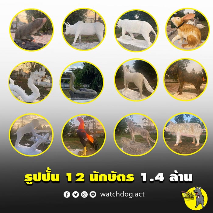 ดราม่ารูปปั้น หมูขี้กลาก