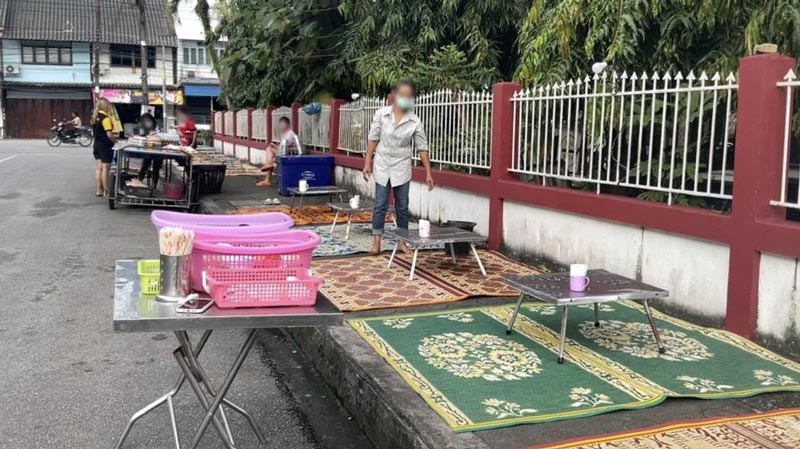 ร้านหมูกระทะข้างโรงพัก