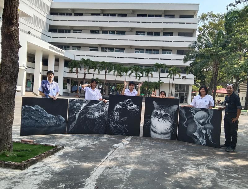 ภาพวาด ม.5 สาธิตศิลปากร