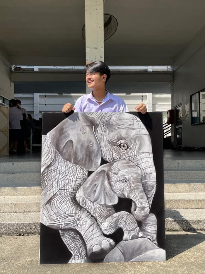 ภาพวาด ม.5 สาธิตศิลปากร