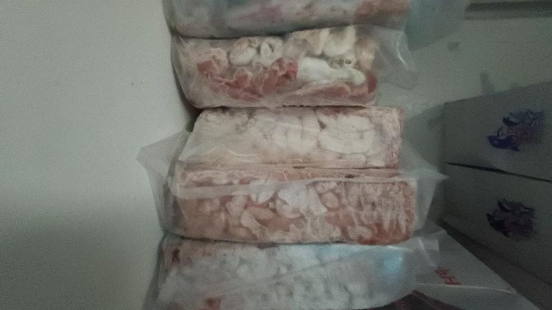 เนื้อหมูกระทะ แช่ฟอร์มาลิน