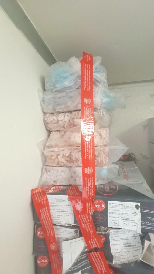 เนื้อหมูกระทะ แช่ฟอร์มาลิน