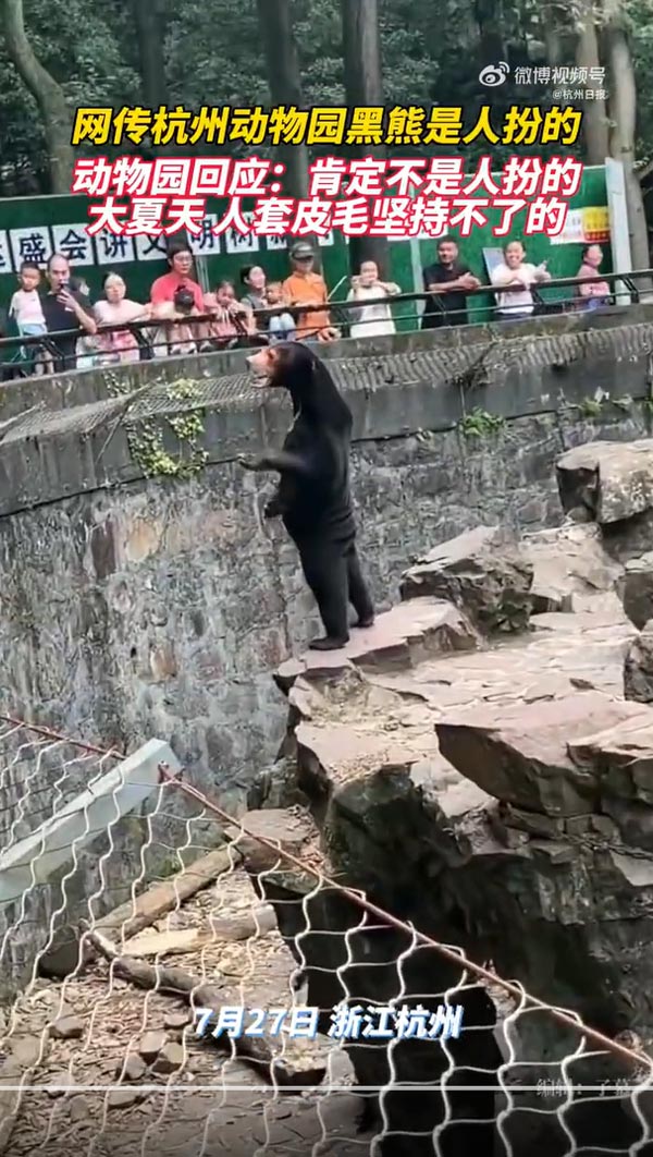 หมีหมาในสวนสัตว์