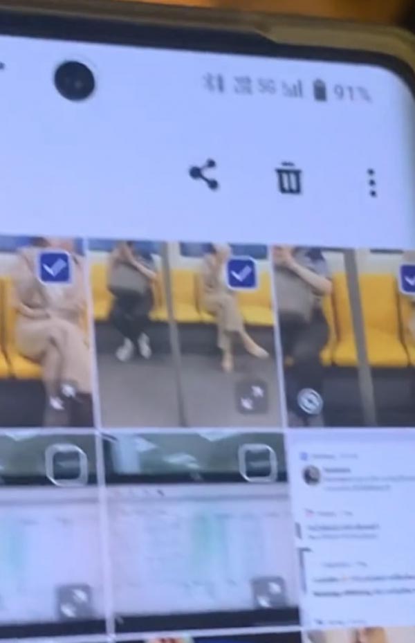 แอบถ่ายบนรถไฟฟ้า